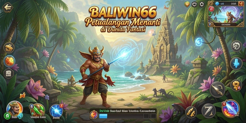 Tangkapan layar dari gameplay BALIWIN66 menampilkan suasana petualangan yang menegangkan.