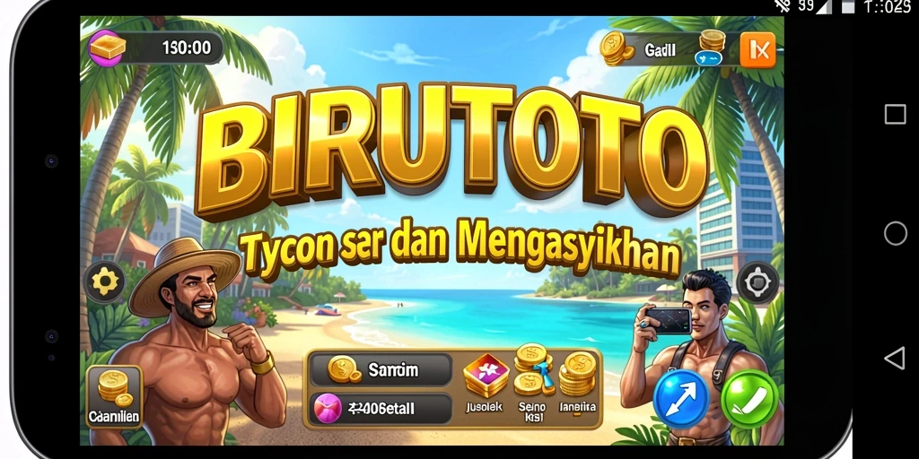 Tampilan gameplay BIRUTOTO yang menarik dan interaktif.