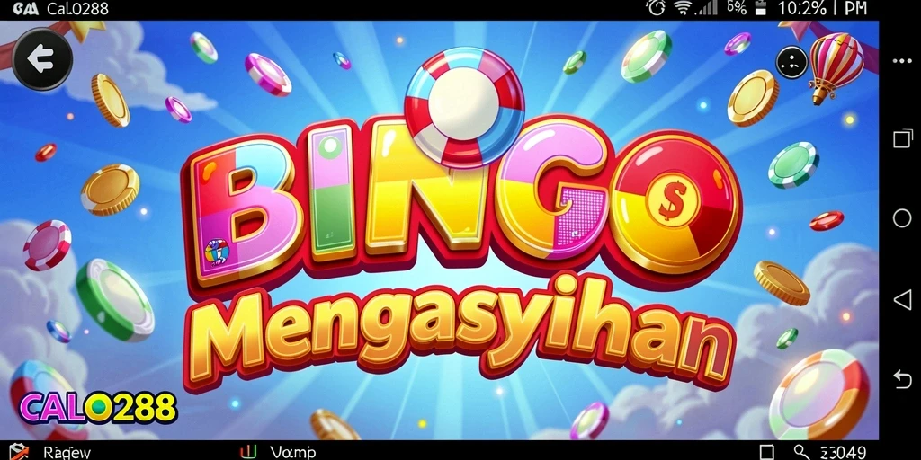 Screenshot gameplay CALO288 dengan suasana seru Bingo.