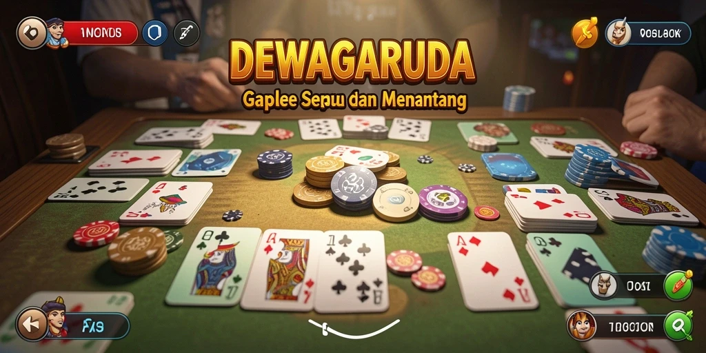Tampilan gameplay DEWAGARUDA yang seru dan menantang.