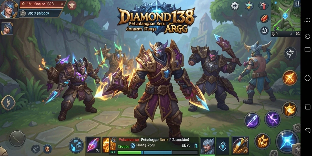 Tangkapan layar gameplay <strong>DIAMOND138</strong> yang menunjukkan pertarungan epik di dunia ARPG.