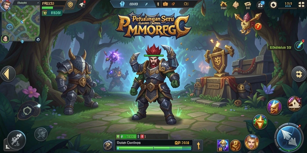 Tampilan dinamis gameplay FB333 yang seru dalam dunia MMORPG.
