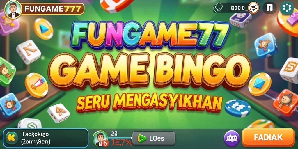 Tampilan gameplay FUNGAME777 yang menarik dan interaktif untuk permainan Bingo.