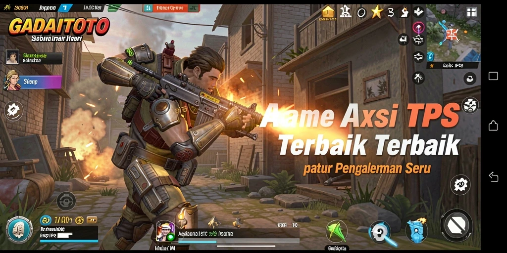 Tampilan gameplay seru GADAITOTO saat aksi tempur berlangsung.