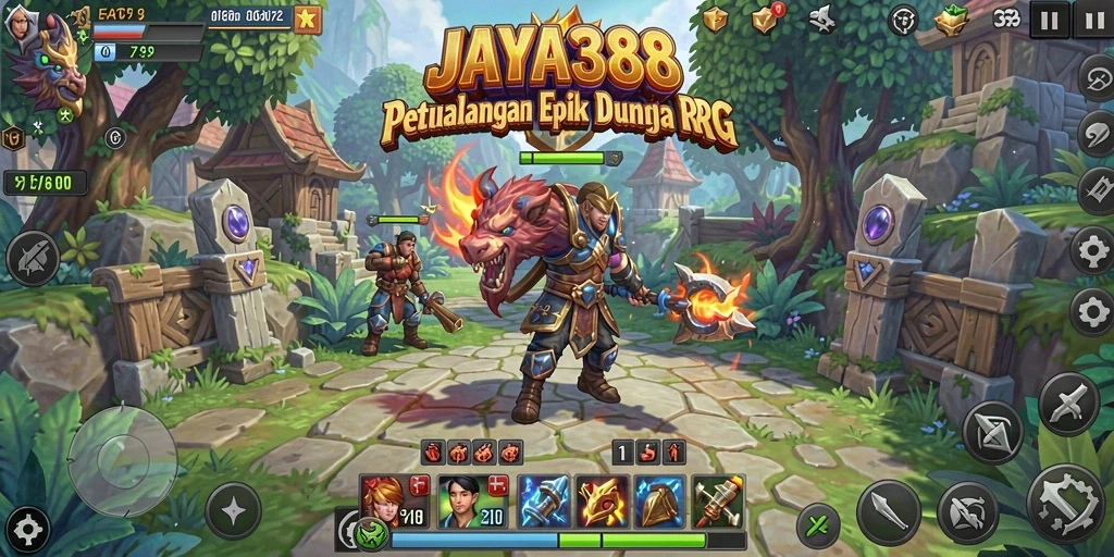 Tampilan gameplay menakjubkan dari JAYA388 dengan aksi epik.