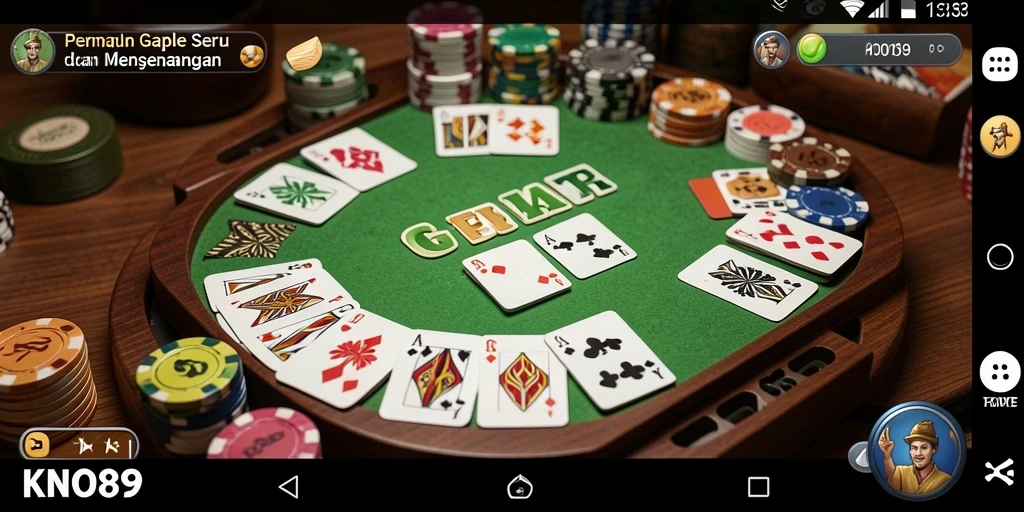 Tampilan gameplay KNO89 yang penuh warna dan interaktif.