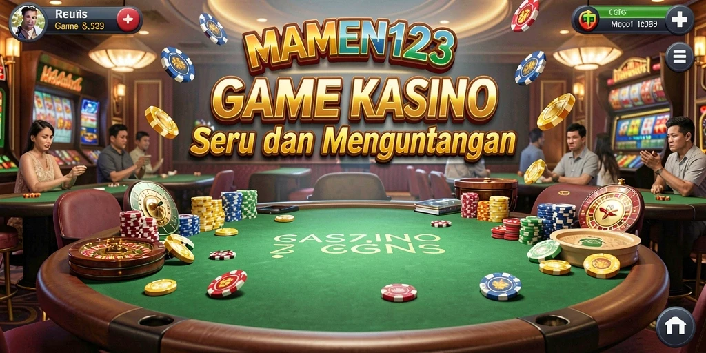 Tampilkan gameplay seru MAMEN123 dengan grafis berkualitas tinggi.