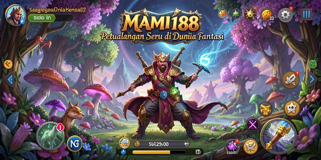 Screenshot gameplay MAMI188 menunjukkan momen seru petualangan.