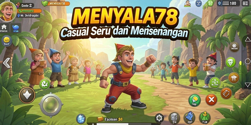 Tampilan menakjubkan dari gameplay <strong>MENYALA78</strong> yang penuh warna.