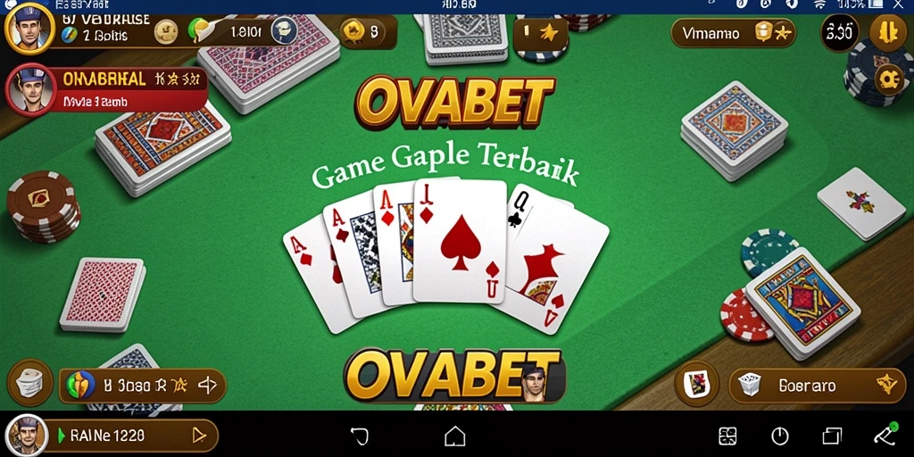 Tampilan gameplay Gaple yang menarik dan interaktif di OVABET.