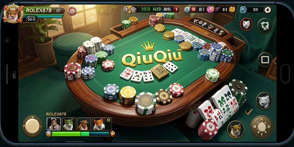 Gameplay seru dengan berbagai tantangan QiuQiu.