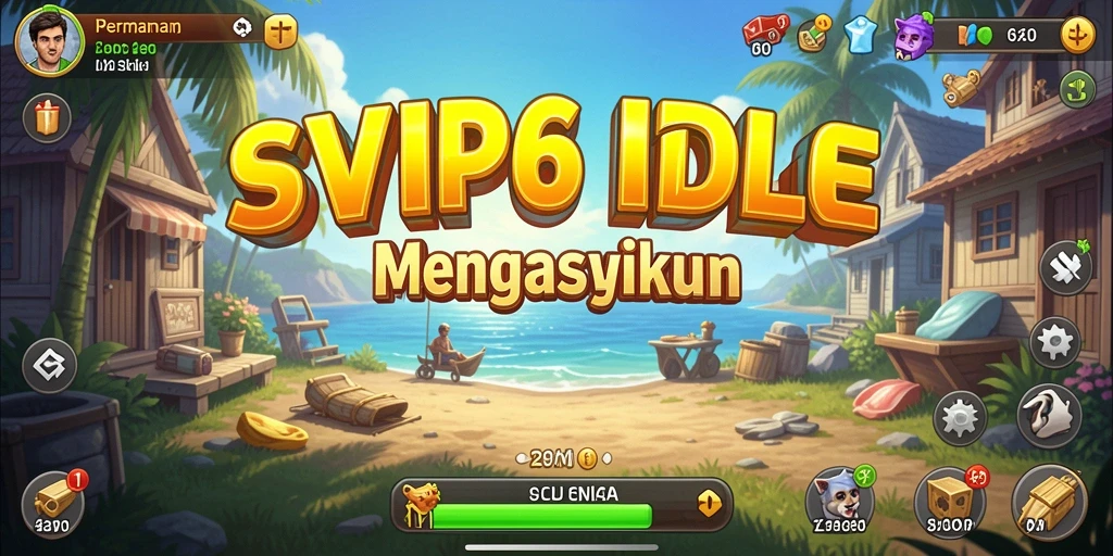 Tampilan gameplay SVIP6 yang menarik dan penuh warna.