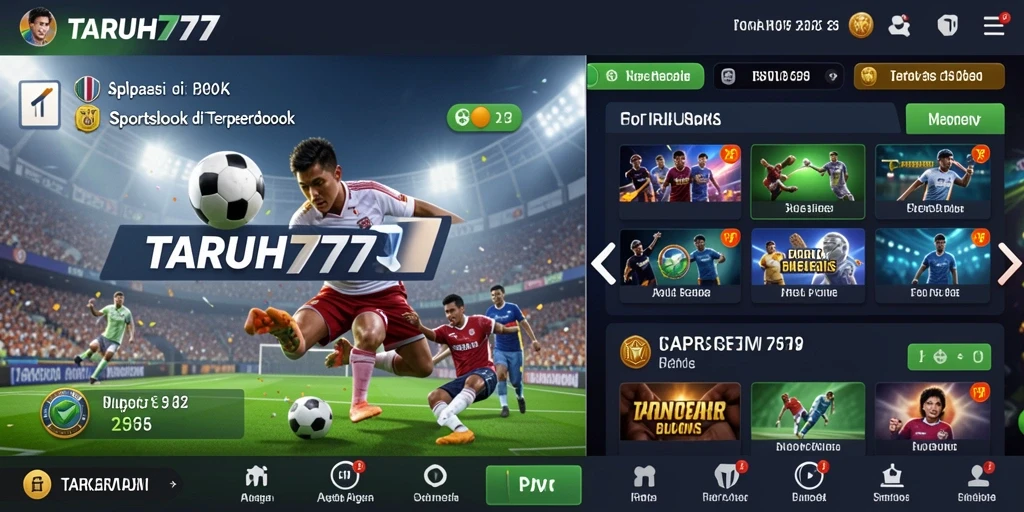 Tampilan gameplay TARUH777 yang menarik dan interaktif untuk taruhan olahraga.