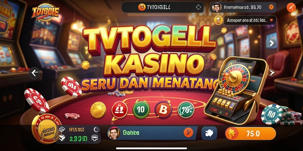 Tampilan menakjubkan dari gameplay Kasino di TVTOGEL.