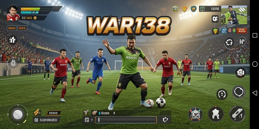 Screenshot menampilkan aksi pertandingan seru dalam WAR138.
