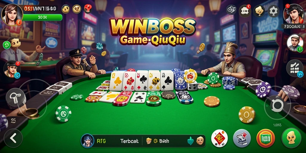Screenshot dari gameplay QiuQiu yang seru di WINBOSS.